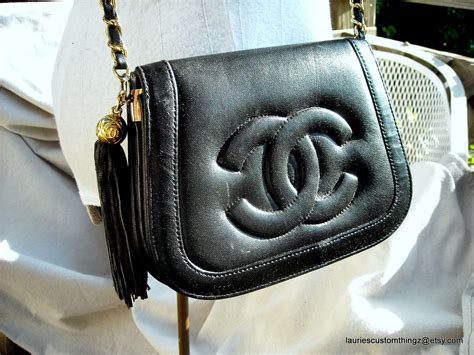 vintage chanel purse with embossed logo|Vintage Chanel Bags .